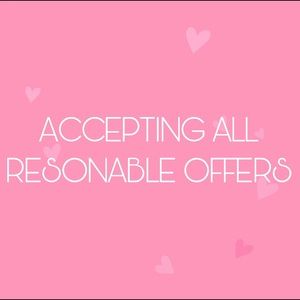 Clearing out items. Will accept reasonable offers!